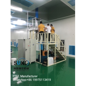 韓國項目已圓滿完成安裝調(diào)試，糊膏擠出機(jī)一體機(jī)整線正式投入使用！